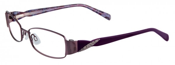 EasyClip EC203 Eyeglasses, SHINY PLUM