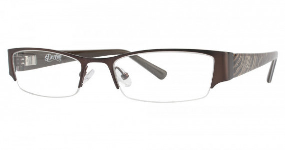 Dereon DOC316 Eyeglasses, 200 Semi Matte Dark Brown