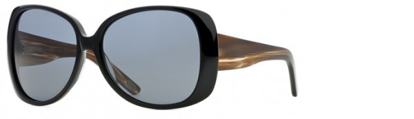 Carmen Marc Valvo Lucia (Sun) Sunglasses, Black Oyster