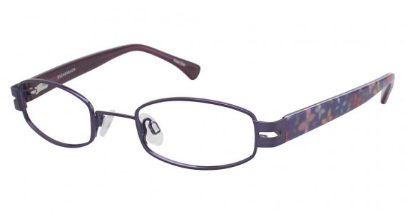 O!O 830019 Eyeglasses, Purple W/ Pur Temple (51)