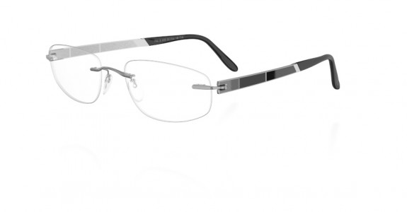 Silhouette Lacquer Artwork 7741 Eyeglasses, 6053 Black