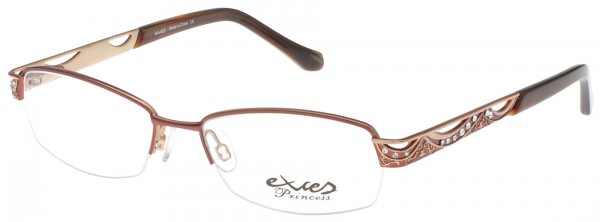 Exces Exces Princess 109 Eyeglasses, BROWN-GOLD (703)