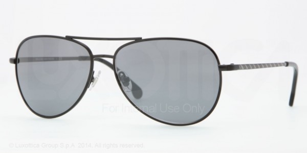 Brooks Brothers BB4001S Sunglasses, 10046G BLACK (BLACK)