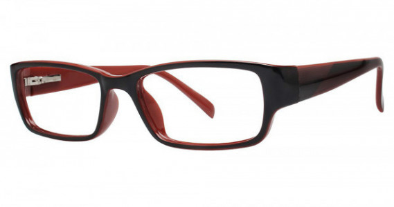 Modern Optical CONCERT Eyeglasses, Black/Red