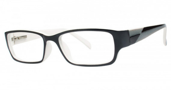 Modern Optical CONCERT Eyeglasses, Black/White