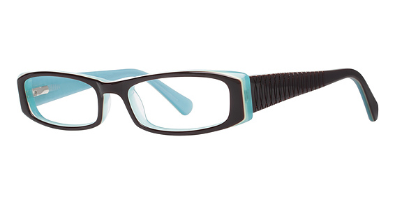 Fashiontabulous 10x219 Eyeglasses, Brown/Blue