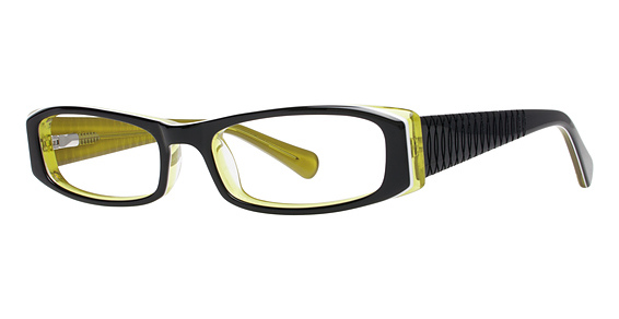 Fashiontabulous 10x219 Eyeglasses, Black/Lime