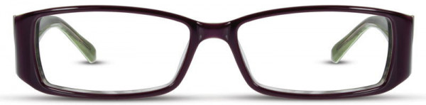 Adin Thomas AT-220 Eyeglasses, 3 - Burgundy / Kiwi