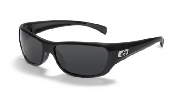 Bolle Crown Sunglasses, Shiny Black / TNS