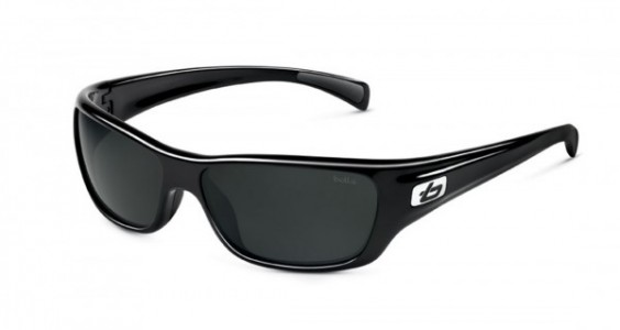 Bolle Crown Sunglasses, Shiny Black / Polarized TNS