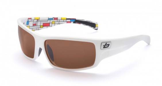 Bolle Tetra Sunglasses, White Blocks / Polarized A-14