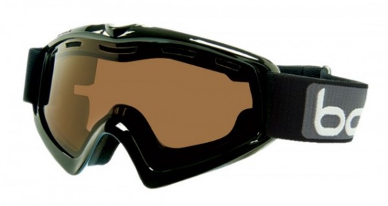 Bolle X9 OTG Sports Eyewear, Shiny Black Polarized Brown