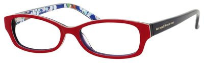 Kate Spade Sheba Us Eyeglasses, 0X69(00) Red Floral