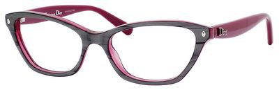 Christian Dior Dior 3225 Eyeglasses, 0WJX(00) Gray Mother Of Pearl / Cyclamen