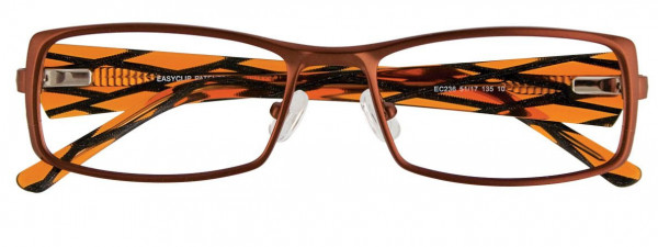 EasyClip EC236 Eyeglasses, 010 - Satin Brown