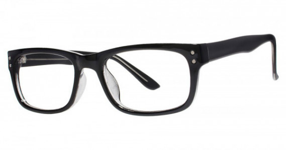 Modern Optical PRECISE Eyeglasses, Black/Crystal