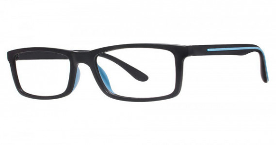 Modz ROANOKE Eyeglasses, Matte Black/Blue