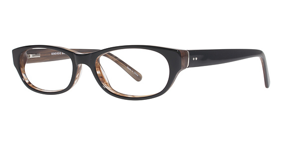 Genevieve Sable Eyeglasses, black/brown