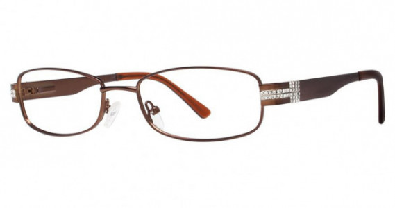 Genevieve Krista Eyeglasses, matte brown