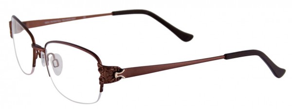 MDX S3258 Eyeglasses, SATIN BROWN AND SILVER