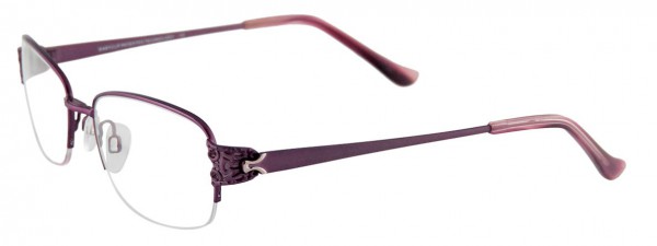 MDX S3258 Eyeglasses, SATIN PLUM AND SILVER