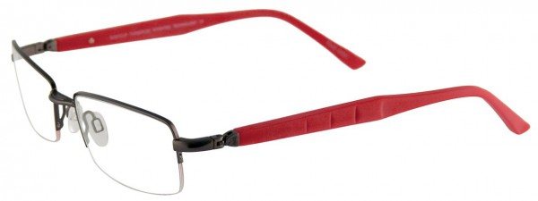 EasyClip EC240 Eyeglasses, SATIN DARK GREY