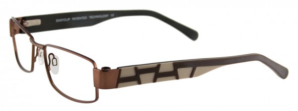 EasyClip EC238 Eyeglasses, SATIN CHOCOLATE