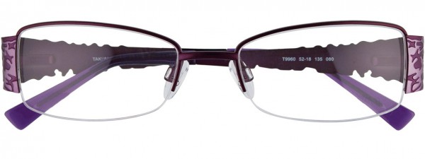 Takumi T9960 Eyeglasses, SATIN DARK AND LIGHT PURPLE