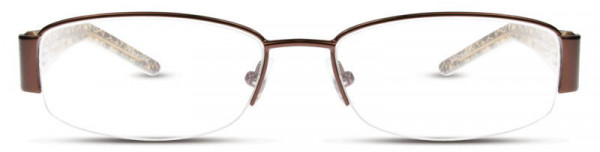 David Benjamin DB-152 Eyeglasses, 3 - Chocolate / White