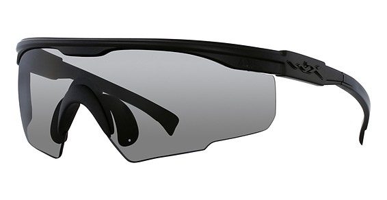 Wiley X PT-1 Sunglasses, Matte Black (Grey)