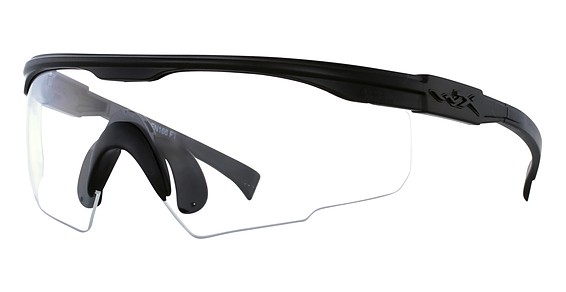 Wiley X PT-1 Sunglasses, Matte Black (Clear w/ RX insert)