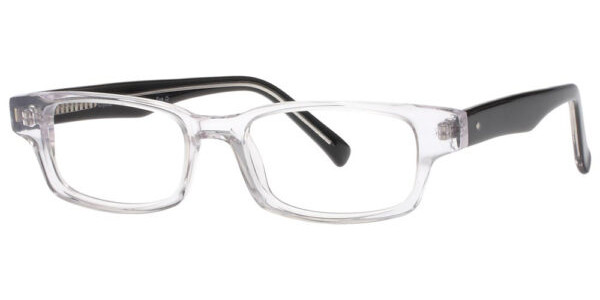 Genius G500 Eyeglasses, Black-Crystal