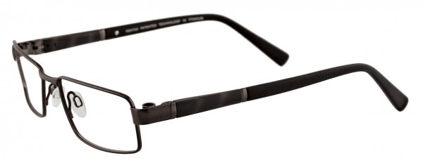 Pentax P9994 Eyeglasses, SATIN CHARCOAL