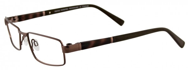 Pentax P9994 Eyeglasses, SATIN DARK BROWN