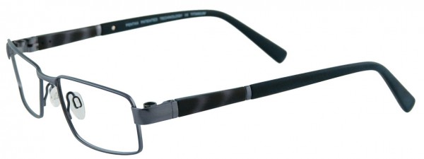 Pentax P9994 Eyeglasses, 050 SATIN STEEL BLUE