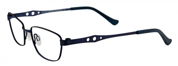 EasyClip EC243 Eyeglasses, MATT NAVY