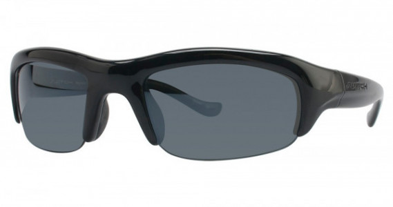 Switch Vision Performance Sun Stoke Non-Reflection Sunglasses, SBLK Shiny Black (True Color Grey Reflection Silver)