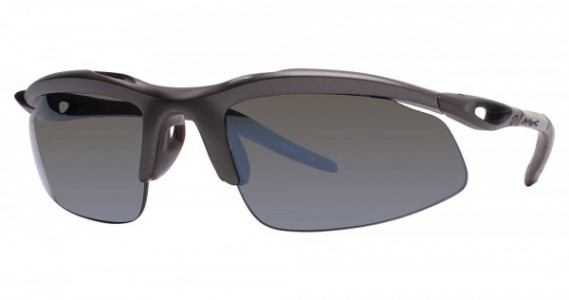 Switch Vision Polarized Glare H-WallSwept Non-Reflection Sunglasses, MBLK Matte Black (Polarized True Color Grey Reflection Silver)