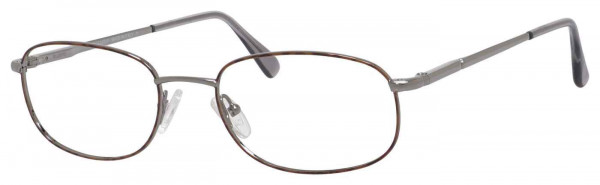 Safilo Elasta E 7058 Eyeglasses, 0H20 PEWTER HAVANA