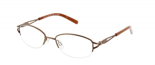 ClearVision PETITE 29 Eyeglasses, Brown