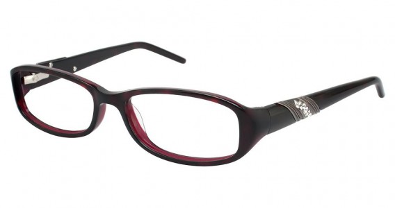 Tura 667 Eyeglasses, RED HORN (RED)
