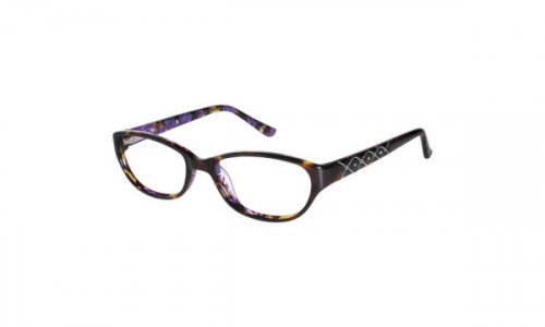 Tura 668 Eyeglasses, Tortoise/Purple (TOR)