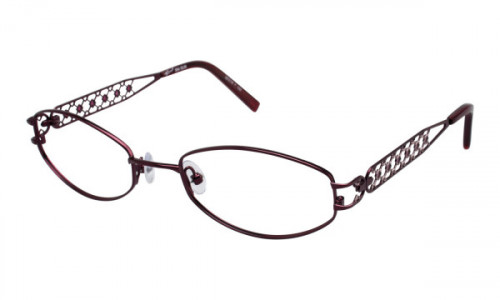 Tura 694 Eyeglasses, Burgundy (BUR)