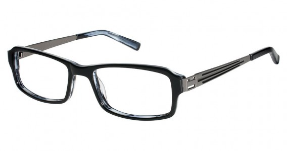 Tura T108 Eyeglasses, BLACK/HORN GREY (BLK)