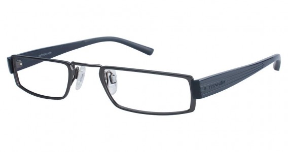 TITANflex 820575 Eyeglasses, GUN/DRK BLUE ESCHENBACH (30)