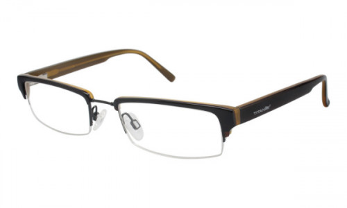 TITANflex 820598 Eyeglasses, Black/Red - 10 (BLK)
