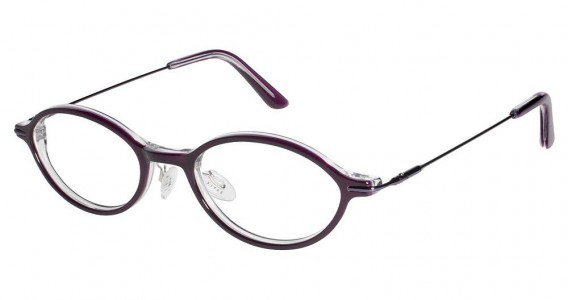 Ted Baker B850 Eyeglasses, PURPLE CLEAR (PUR)