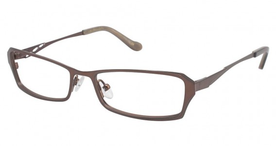 Lulu Guinness L712 Eyeglasses, BROWN/CREAM (BRN)