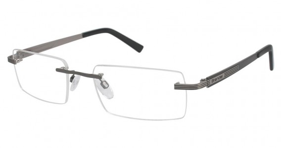 Brendel 902550 Eyeglasses, SEMI MATTE BLK/GUN (10)