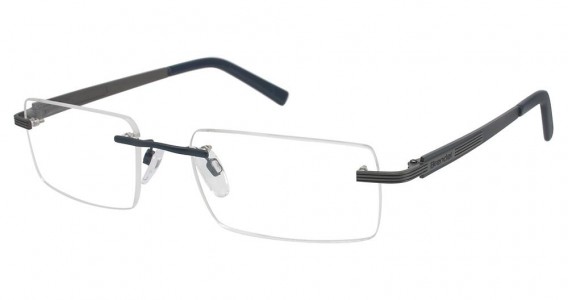 Brendel 902550 Eyeglasses, BLUE/GUNMETAL (70)
